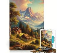 Romanticism Paint V 1000 Piece Jigsaws for Adults Puzzle Boost Recall Anxiety Relief Accurate Edge Xmas Surprise (50x75cm)
