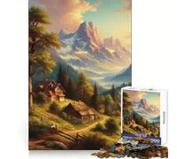 Romanticism Paint V 1000 Piece Jigsaws for Adults Puzzle Boost Recall Anxiety Relief Accurate Edge Xmas Surprise (50x75cm)