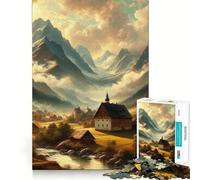 Romanticism Paint V Jigsaw Puzzle 1000 Piece for Adults Intellect Toy Soothing Fun Precise Cut (38x52cm)