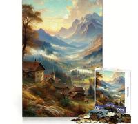 Romanticism Paint V Jigsaw Puzzles 1000 Pieces for Adults Strengthen Memory Group Joy Clean Edge Stylish Gift (38x26cm)