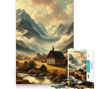 Romanticism Paint V Jigsaw Puzzles for Adults1000 Pieces Mind Skill Toy Quiet Hobby Design Assembly (38x26cm)