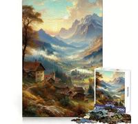 Romanticism Paint V Jigsaw Puzzles for Teenagers 1000 Piece Boost Memory Serene Time Premium Cut Birthday Gift (50x75cm)