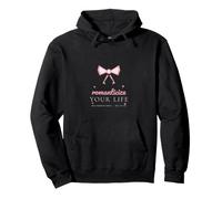 Romanticize Your Life Coquette Bow Aesthetic Soft Girl Pullover Hoodie