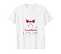 Romanticize Your Life Coquette Bow Aesthetic Soft Girl T-Shirt