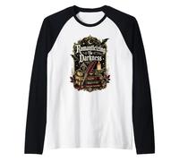 Romanticizing the Darkness Reading Bookworm Halloween Raglan Baseball Tee