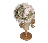 Romantics Bride Hat Hair Clip Flower Hat Hairpin Antiskid Wedding Hair Barrettes For Engagement Parties