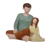 Romantics Loving Couple Figurine Home Adornment Family Dog Parent Resins Sculpture Wedding Decoration Couple Figurine