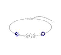 ROMANTICWORK 444 Angel Number Bracelet for Women 925 Sterling Silver Evil Eye with 444 Bracelets Adjustable Numerology Jewellery Gifts for Women Wife Mother