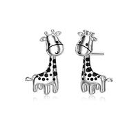 ROMANTICWORK Giraffe Gifts 925 Sterling Silver Giraffe Earrings Cute Giraffe Stud Jewellery Birthday Christmas Gifts for Women Girls