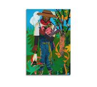 Romare Bearden Famous Work Poster The Lantern, 1979》 Canvas Wall Art Decorative Bedroom Modern Home Print Picture Artworkss 12x18inch(30x45cm)