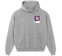 Romario 10 Football Shirt Frame Men's Hoodie - Gray / L