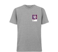 Romario 10 Football Shirt Frame Men's T-Shirt - Gray / XL