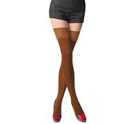 Romartex Opaque 80 Denier Microfibre Hold Ups Stockings, XL, beige