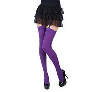 Romartex Opaque Stockings 40 Denier Plain Top, 24Fashionable Colours,Sizes S-XL (Large, Violet)