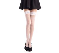 Romartex Women's 20 DEN Hold-up Stockings Multicoloured 17Farben S/L, Weiß, X-Large