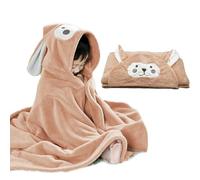 ROMASA Baby Bath Towel Ultra Soft Hooded Towel Highly Absorbent Bathrobe Blanket Toddlers Shower Gifts for Boys Girls- 27.5" x 55" (Kaqi)