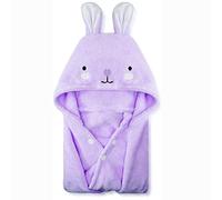 ROMASA Kids Bath Towel Premium Hooded Towel for Baby Toddlers Highly Absorbent Bathrobe Blanket for Boys Girls-28 x 55 (Purple2)