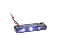 RoMatech No.: 256-033 Shin Yo Micro LED License Plate Light | 12 V road legal license plate light, compatible with motorcycles, scooters, shift mopeds, quads, mopeds, scooters, Vespas