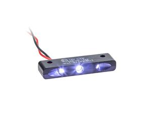 RoMatech No.: 256-033 Shin Yo Micro LED License Plate Light | 12 V road legal license plate light, compatible with motorcycles, scooters, shift mopeds, quads, mopeds, scooters, Vespas