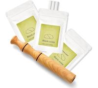 romatherapy Essential Oil Inhaler, Smoking Cessation Inhaler Stick, Essential Oil Diffuser for Relaxation and Smoking Cessation Assistance, Equipped with 3 Packs of Empty Cotton swabs (1 piece)