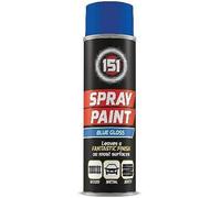 Romaxx 250ml High Grade Matt Gloss Household Spray Paint Can for Autos Wood Metal Plastic Graffiti (Blue Gloss)