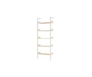 Rombe Full Bay IF1 Shelves Bookcase Lacquered Oak