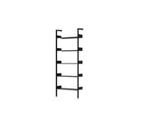 Rombe Full Bay IF1 Shelves Bookcase Lacquered Walnut/ Anthracite