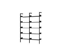 Rombe IF1 &IF4 Shelving Configuration A Lacquered Walnut/Anthracite