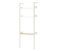 &Tradition Rombe Full Bay IF2 Desk Shelving Lacquered Oak/Alabaster