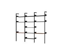 &Tradition Rombe IF2 &IF4 & IF5 Shelving Configuration In Lacquered Walnut/Anthracite