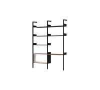 &Tradition Rombe IF2 &IF6 Shelving Configuration D Lacquered Walnut/Anthracite