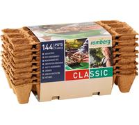 Romberg 144 Seed Pots 5 cm - 12 Strips of 12 pots - 1 Pkg