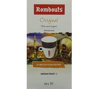 Rombouts One Cup Filter Original Coffee, Pack of 4