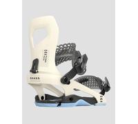 Rome Brass Snowboard Bindings bone white ML