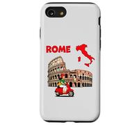 Rome City Map Art with Iconic Italian Landmark Design Case for iPhone SE (2020) / 7/8