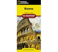 Rome City Map - National Geographic Destination City Map | Laminated, Foldable, Waterproof Tourist Map with Landmarks, Metro & Walking Routes