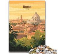 Rome Cityscape Jigsaw Puzzles for Adults 1000 Jigsaws, Family Entertainment Toys Is Ideal As A Gift for The Whole Family 1000pcs (50x75cm)