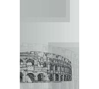 Rome coliseum themed Writing Notebook: Blank Lined 6 x 9 Journal 120 pages college rulled