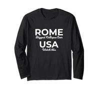 Rome Collapse Funny USA Watch This Design Long Sleeve T-Shirt
