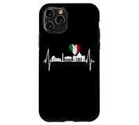 Rome Colosseum Heartbeat Italy Flag Roma Skyline Italia Rome Case for iPhone 11 Pro