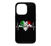 Rome Colosseum Heartbeat Italy Flag Roma Skyline Italia Rome Case for iPhone 13 Pro