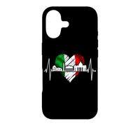 Rome Colosseum Heartbeat Italy Flag Roma Skyline Italia Rome Case for iPhone 17