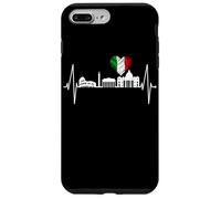 Rome Colosseum Heartbeat Italy Flag Roma Skyline Italia Rome Case for iPhone 7 Plus/8 Plus