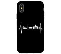 Rome Colosseum Heartbeat Italy Roma Skyline Italia Rome Case for iPhone X/XS