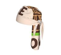 Rome Colosseum Tree Sun Lands Printed Mesh Cycling Cap Cap, Quick Dry Do Rag Helmet Liner for Outdoor Sports Fitness