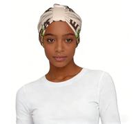 Rome Colosseum Tree Sun Lands Printed Women Turban Headscarf Hat, Elastic Pre-Tied Sleep Cap for Work Outdoor Daily
