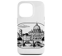Rome - Eternal City Motif Silhouette Case for iPhone 13 Pro