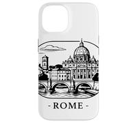 Rome - Eternal City Motif Silhouette Case for iPhone 14