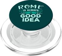 Rome Is Always A Good Idea Funny City Travel PopSockets PopGrip for MagSafe