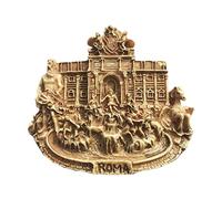 Rome Italy 3D Fontana di Trevi Fridge Magnet Souvenir Gift,Resin Handmade Roma Refrigerator Magnet Home & Kitchen Decoration Collection